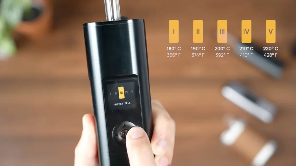 Arizer Solo 3 vapor production and heating demo