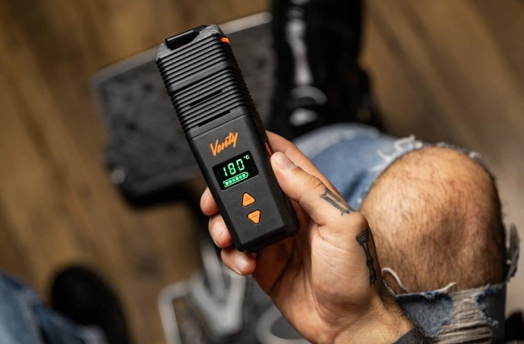 Venty vaporizer portable use outdoors